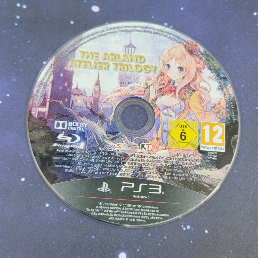 The Arland Atelier Trilogy PS3 Sony PlayStation 3 PAL Region Free BLES-02138